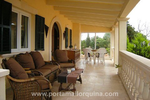Covered terrace