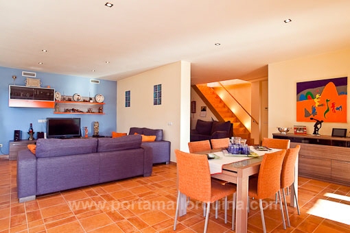villa Sa Torre: Villa with facade built with natural stone in ...
