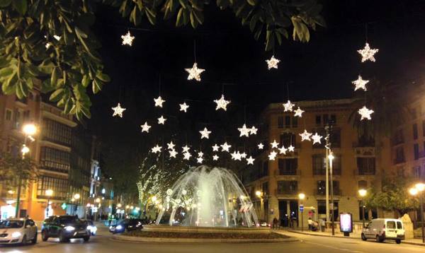 Christmaslights in Palma