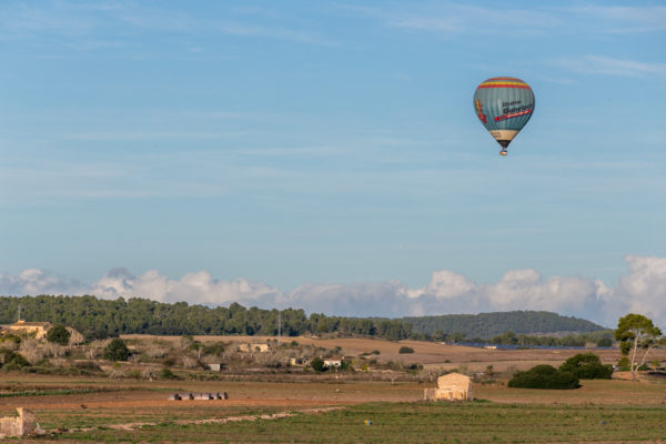 Balloonflight over beautiful Mallorca