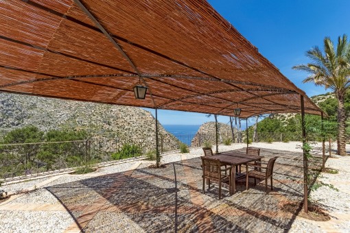 Covered terrace