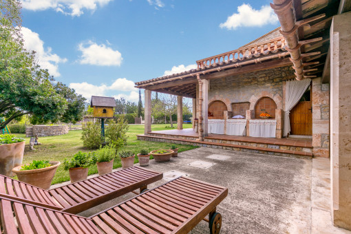 Second terrace to sunbath