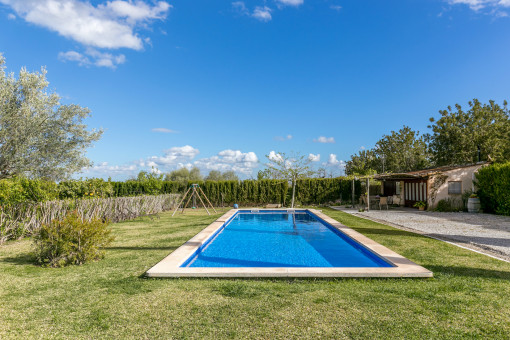 Large swimming pool