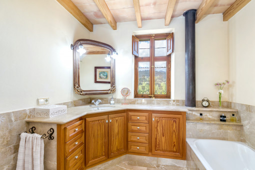 Bathroom with bath tub