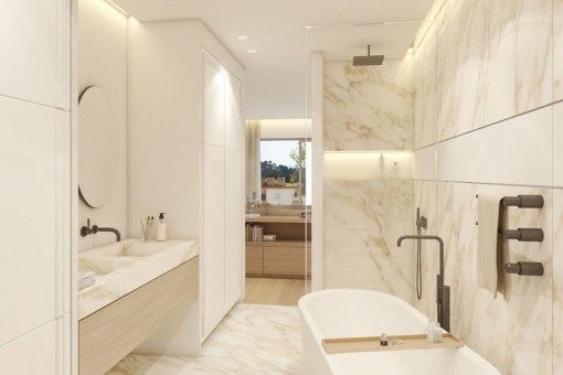 Modern bathroom en suite