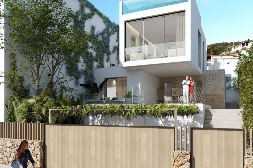 House in Genova with spectacular sea views, project and building licence requiring renovation