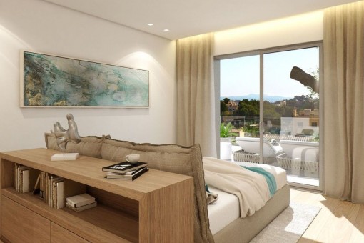 Inviting master bedroom