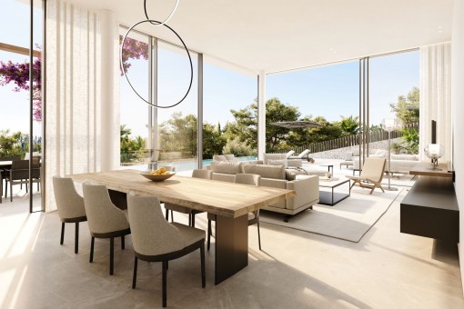 Newly-constructed, noble villa with a modern design in Genova