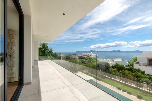 Covered balcony