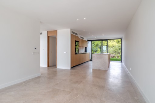 Ample space for the dining area