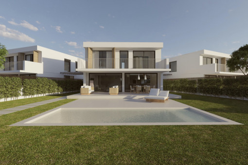 Modern, newly-built villa with pool on the outskirts of Porto Colom
