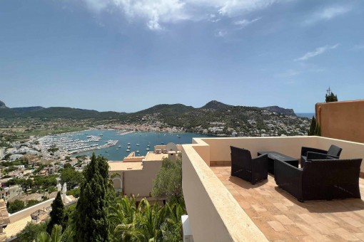 Penthouse with impressive panoramic views in Port Andratx