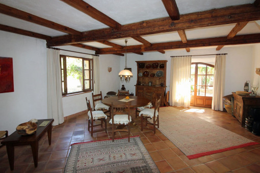 Large dining area