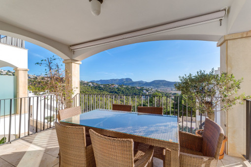 Dining area with a view