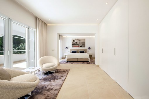 Master bedroom with terrace