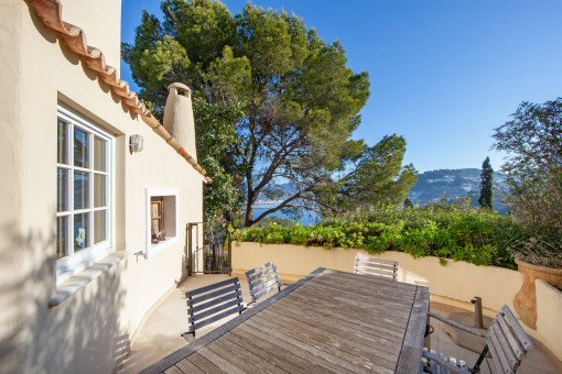 Terrace with sea view