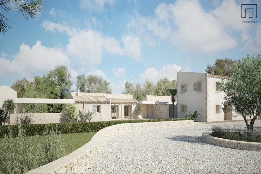Exterior view of the finca