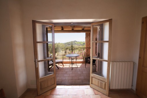 Access to the terrace