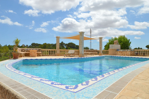 Beautiful pool area