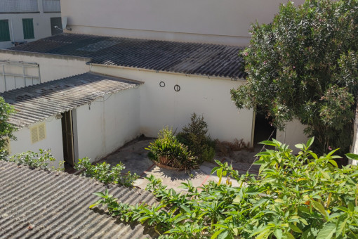 View into the patio