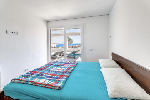 Second of three bedrooms