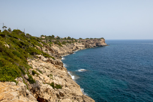 The coast close to the house