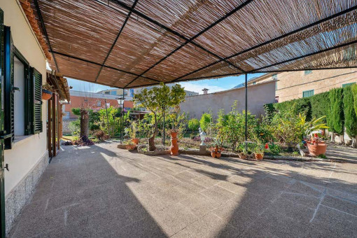 Covered terrace