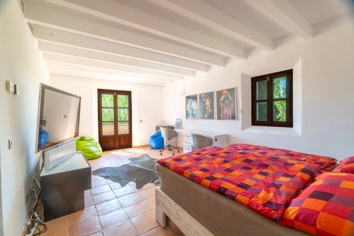 One of 4 bedrooms