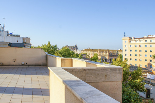 View from the private rooftop terrace