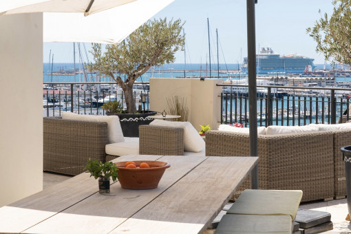 Sea view terrace