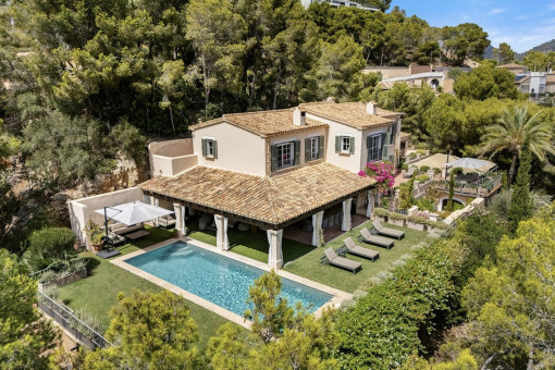 Villa exterior view
