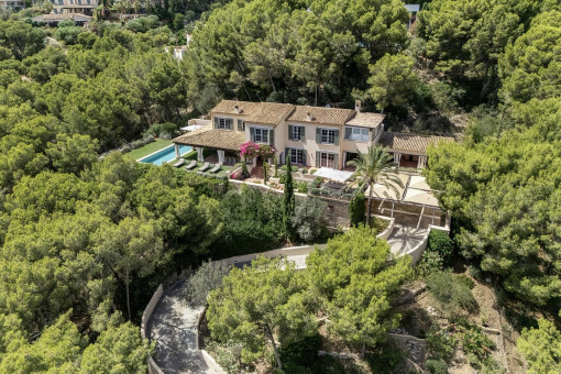 Villa exterior view