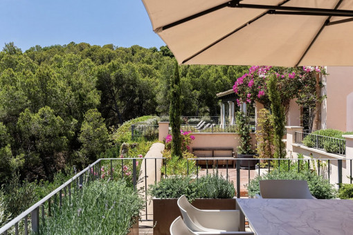 Green surroundings and privacy