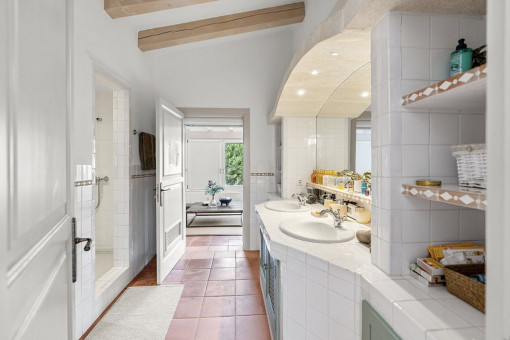 One of four bathrooms