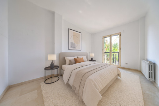 One of three bedrooms 