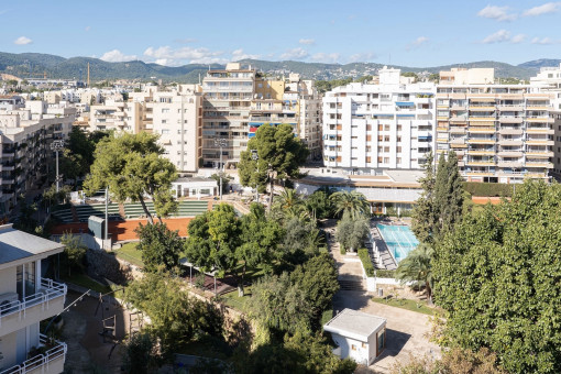 View over the Palma Tennis Club