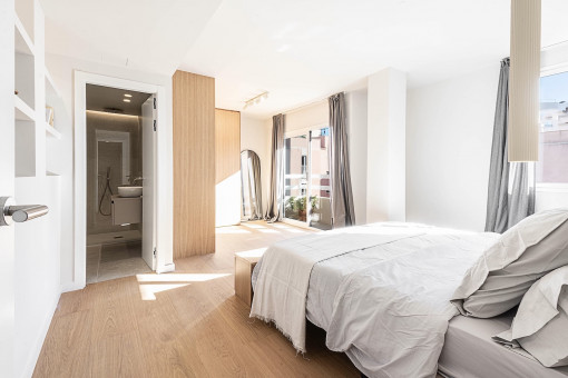 Master bedroom with private terrace