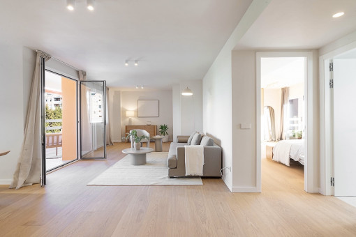 Spacious and open living area