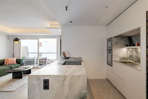 Fully equipped design kitchen