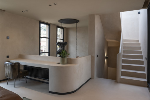 Office corner in the master bedroom 