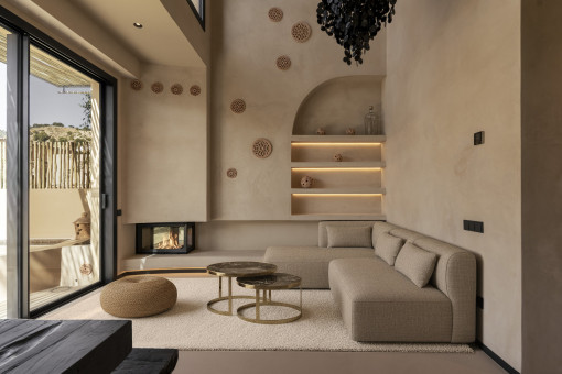 Living area rendering 