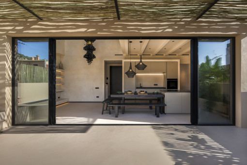 View into the living area