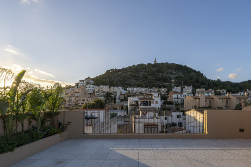 Private rooftop terrace