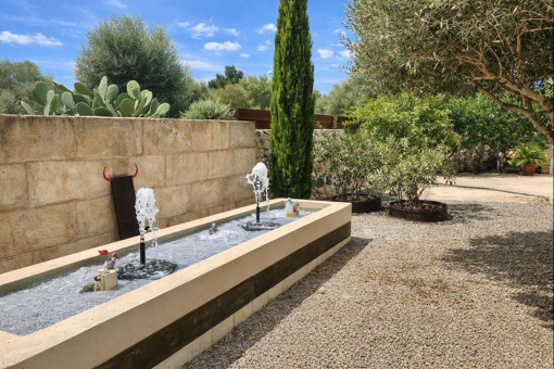 Fountain in the garden