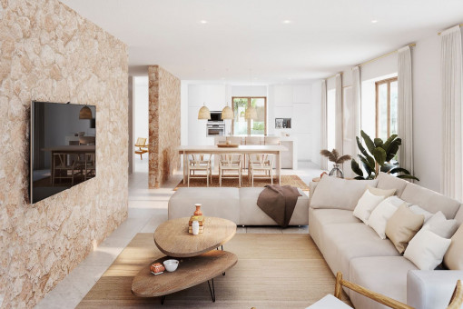 Living and dining room