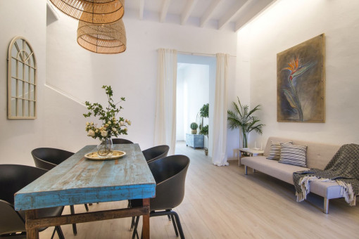 Living and dining area