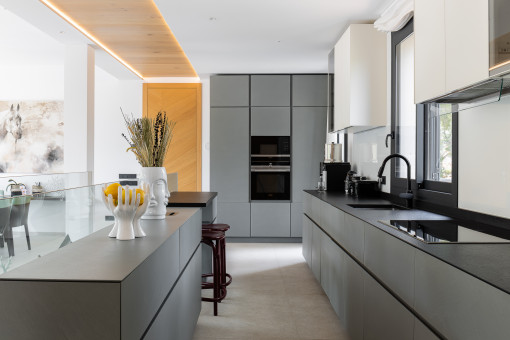Open designer kitchen