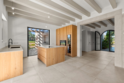 Open kitchen concept