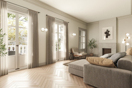 Open Living-Dining Area