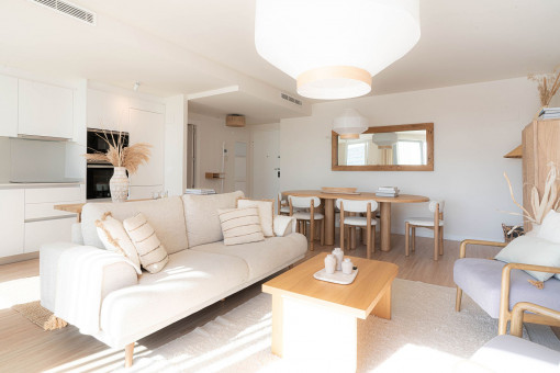 Living and dining area